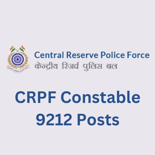 CRPF Constable recruitment 2023