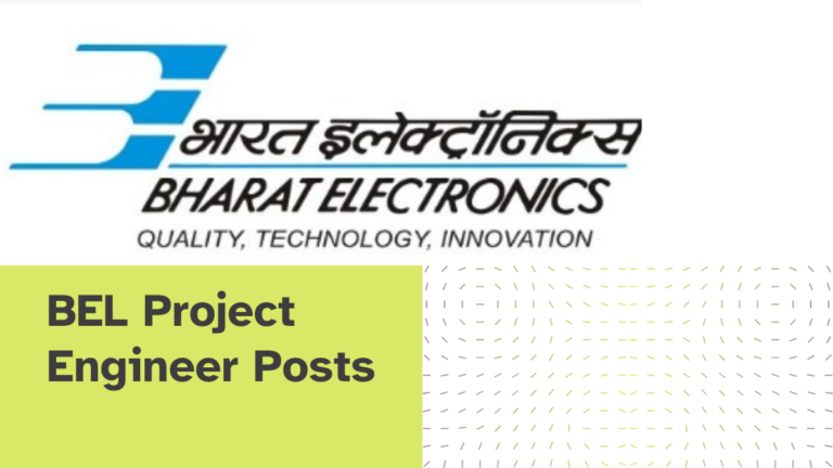 BEL Project Engineer Recruitment 2023