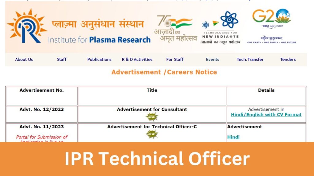 IPR Technical Officer