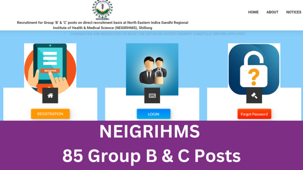 NEIGRIHMS Recruitment 2023