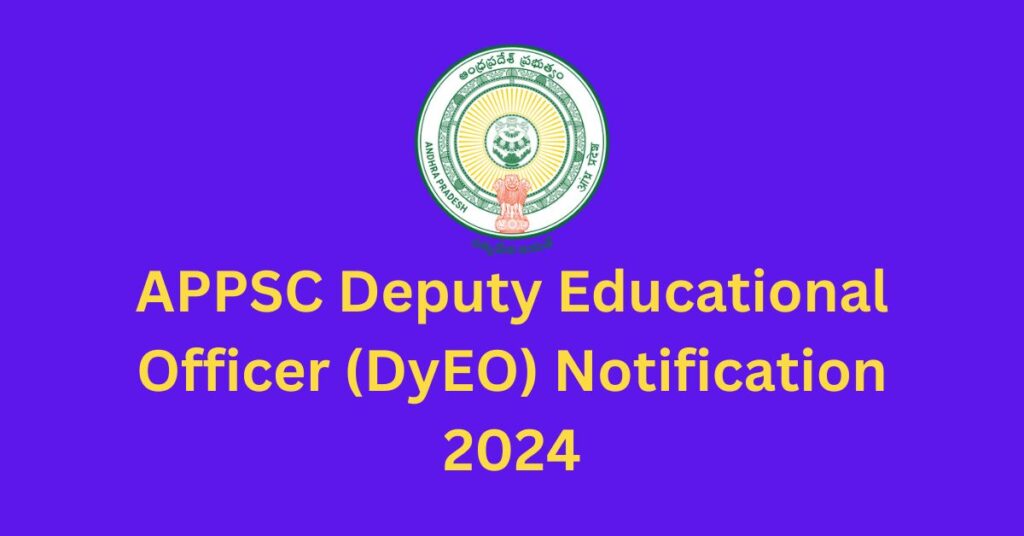 APPSC DyEO Recruitment