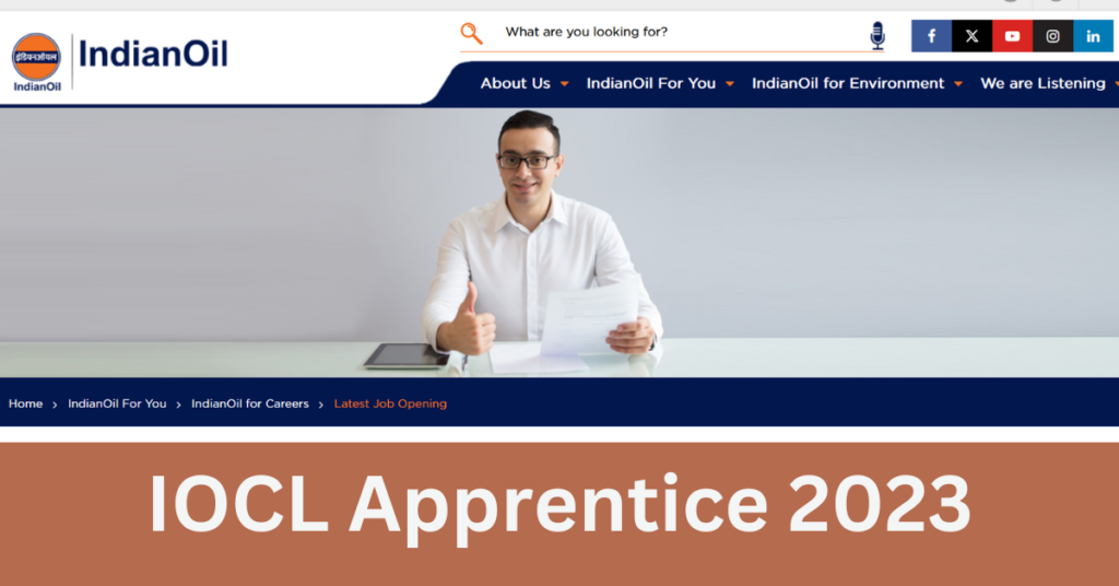 IOCL Apprentice Recruitment 2023