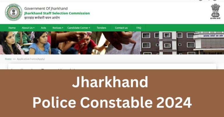 Jharkhand Police Constable Recruitment 2024 Notification