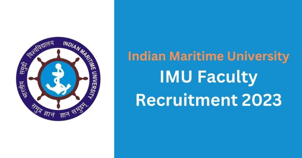 imu recruitment 2023 notification