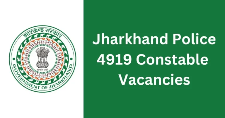 Jharkhand Police Vacancy 2024