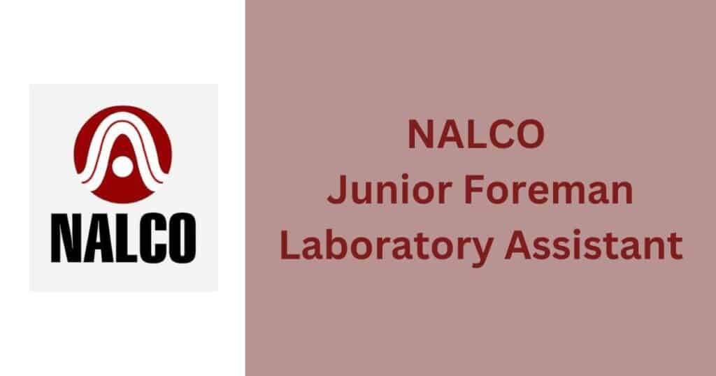 NALCO Recruitment 2024