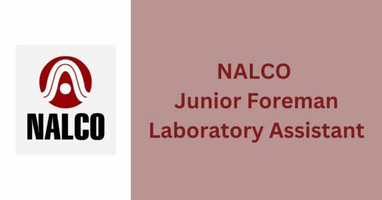 NALCO Recruitment 2024