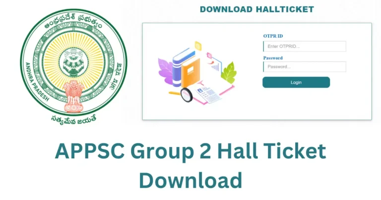 appsc group 2 hall ticket 2024 download