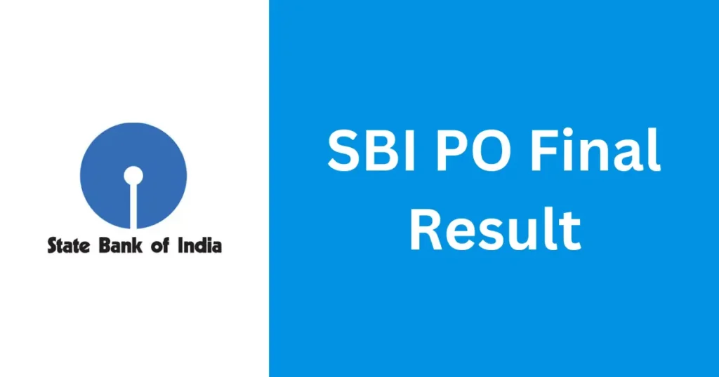 SBI PO Final Result