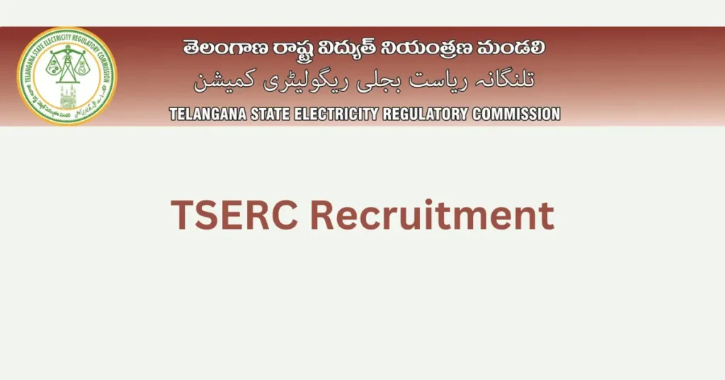 TSERC Recruitment 2024