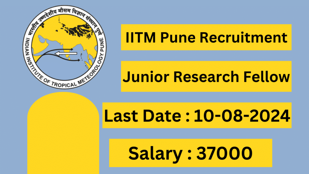 IITM Pune Recruitment 2024