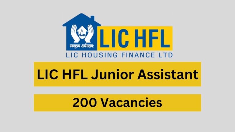 LIC HFL Junior Assistant Recruitment 2024