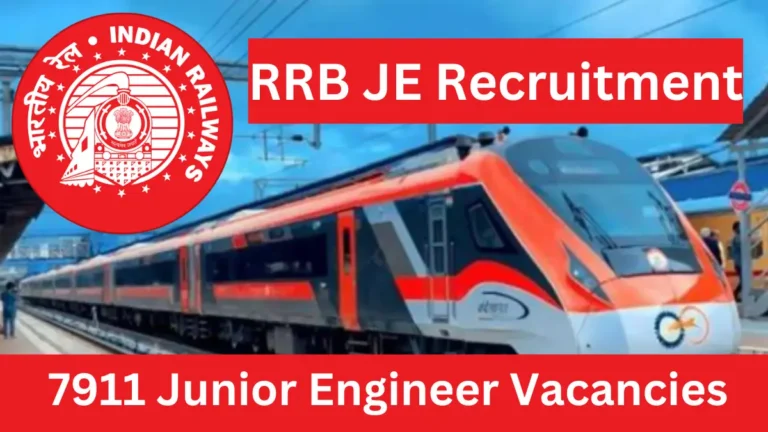 RRB JE Recruitment 2024