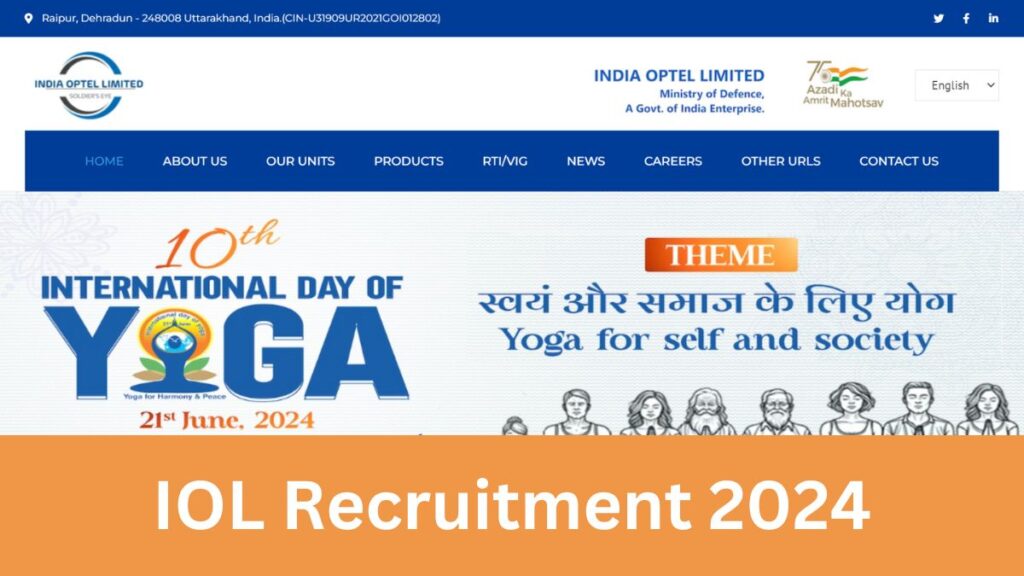 IOL Recruitment 2024